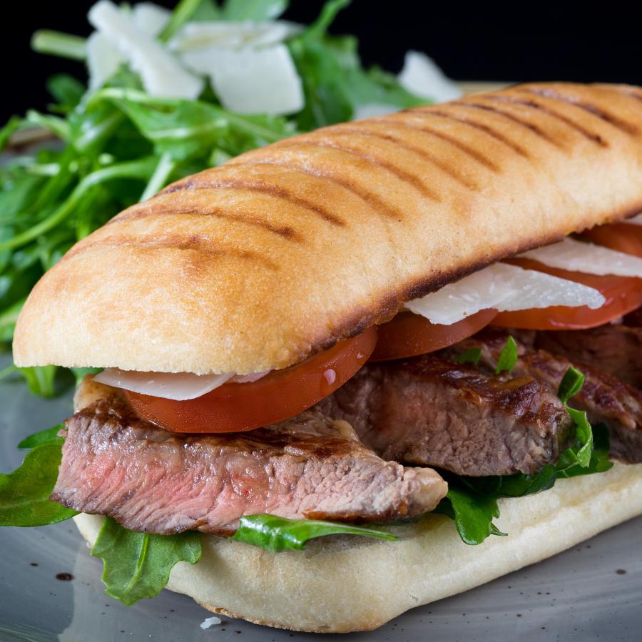 Beef Ribeye Wagyu Steak Sandwich