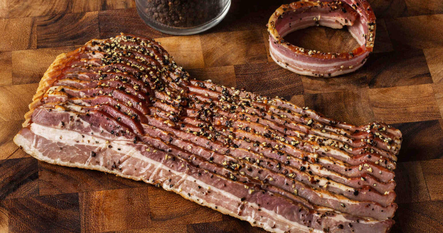 Sliced Peppered Smoked Bacon