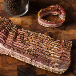 Sliced Peppered Smoked Bacon