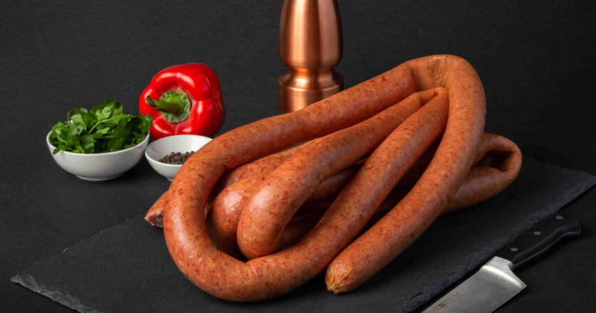 Smoked Rope Kielbasa Sausages